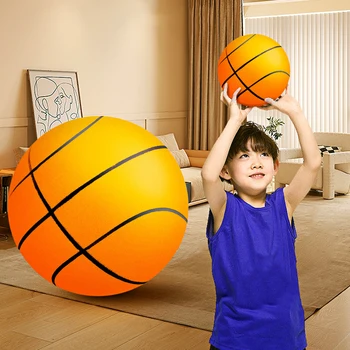Безшумен баскетболна топка с висока устойчивост, безшумен Дрибъл, Лесен баскетболна топка с въздушно отскок 3/5/7, детска спортна играчка