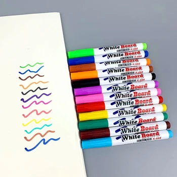 12 БР. Цветен чувствах върха писалка, Стираемые цветни маркери за деца, за Награда-книжка за оцветяване за възрастни, воденето на дневник