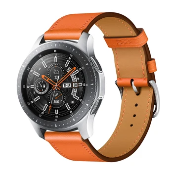 22 мм и 20 мм и Кожена каишка За Samsung Galaxy watch Active 2/3/46 мм/42 мм/S3/Huawei GT-2-Pro Гривна Galaxy Watch 4 44 мм 40 мм каишка
