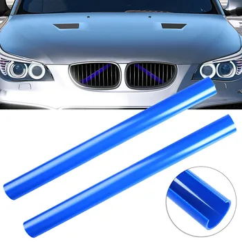 2 елемента Автомобили решетка, радиатор, Панел за BMW E60 Синя рамка капак Автомобили разчита на Грил-бар-Спортен стил на Декорация Аксесоари Стикер