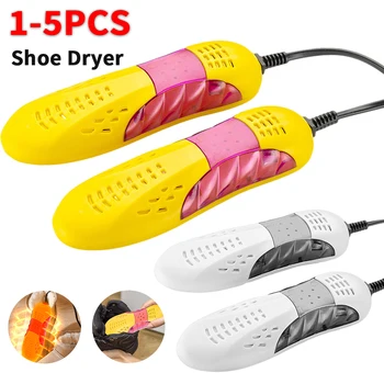 Електрическа сушилня за обувки 1-5 бр., Елиминира миризма, UV-Дезодорант за обувки, Быстросохнущий Изсушаване на обувки за домашно общежития