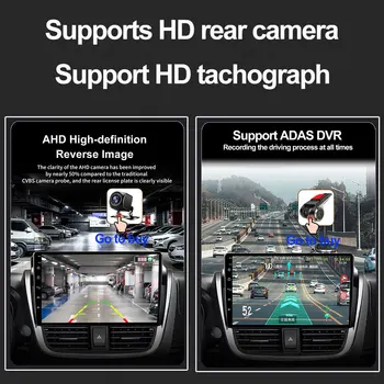 Android 13 За Renault Kwid 2015-2019 Радиото в автомобила ADAS GPS Навигация BT RDS Авторадио Мултимедия DSP WIFI Видео AHD QLED