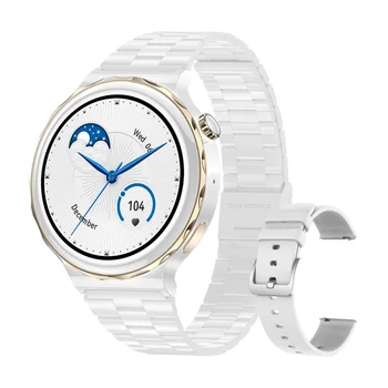 Умни часовници С Двойни джапанки Безжична Зареждане на Бт Предизвикателство Потребителски циферблат Женски Физиологичен цикъл на Жените Умен Часовник