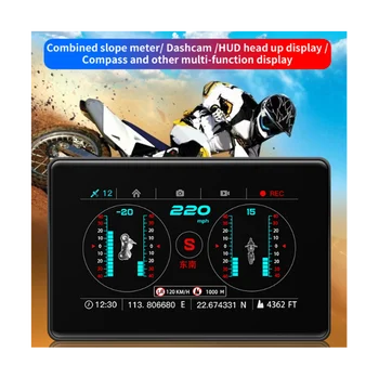 Сензорен екран С20-M Авто централен дисплей Автомобилен GPS-проектор Скоростта на автомобила, Компас, Нивото на борда дисплей, аларма 32G