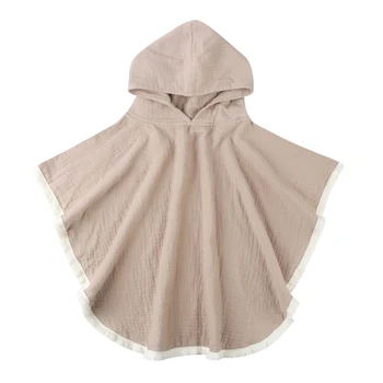 Памук детски халат Мультяшное кърпа с качулка Многофункционален Детски подарък за душата Blanekt за бебета и малки деца 69HE