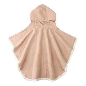 Памук детски халат Мультяшное кърпа с качулка Многофункционален Детски подарък за душата Blanekt за бебета и малки деца 69HE