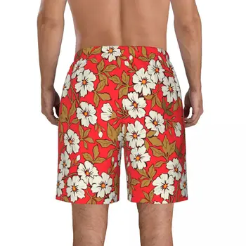 Летни Мъжки шорти с флорални 3D принтом, Плажни Шорти в хавайски стил за отдих, Домашни къси панталони на съвсем малък