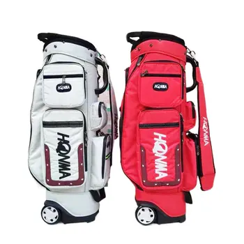 Професионална чанта-поставка за голф Honma Стандартна водоустойчива спортна опаковка от изкуствена кожа за пътуване, аксесоари за тренировки с Голям капацитет