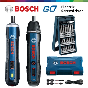 Електрическа отвертка Bosch Go 2, Акумулаторна автоматична отвертка, ръчна бормашина Bosch Go, мултифункционален електрически инструменти и периодично действие