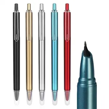Многоцветен офис метална бизнес писалка за студенти, писалка за подпис, писалка, Прибиращ писалка