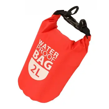 2/3/5 2Л Водоустойчив Суха чанта за рафтинг, кану-каяк, гмуркане, червен
