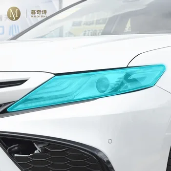 За Toyota Camry 2018-2023 Външна Фаровете на колата Срещу надраскване Защитно фолио от TPU Срещу надраскване Ремонт на филм Аксесоари Reflt