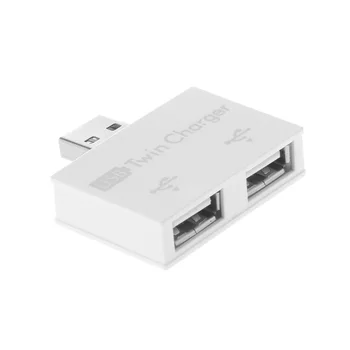 USB 2.0, зарядно устройство за мъже и жени, Двойна с 2-портов USB сплитер, Център, адаптер преобразувател
