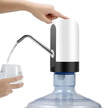 Електрически Диспенсер за вода с USB Зареждане, Ръчен Превключвател за пиене, бутилки за Галон, Умен Безжичен Водна помпа, Уреди за пречистване на вода
