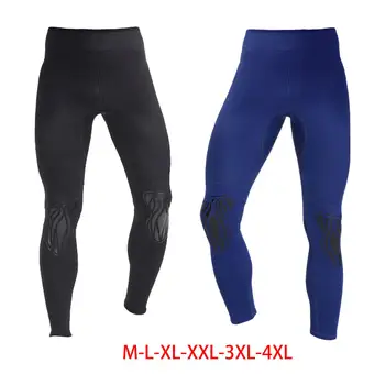Мъжки панталони за неопрен от 3 мм неопрен, стегнати дълги панталони, запазването на топлина за каране на каяк