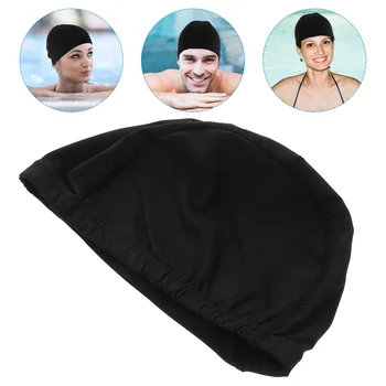 2 предмета, шапка за плуване, Шапки За момичета, Мъжки дрехи за спа, нескользящая модерна шапка от полиестер с дълга коса, Дамски детски водоустойчив