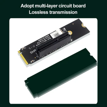 Четец на датчиците на твърдия диск NGFF M. 2 PCI-E 4X, съвместим с интерфейс X1 X4 X8 X16 PCI-e, Статична опаковка в пакет