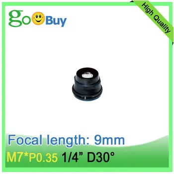 Обектив-обскура M7 EFL 9 мм, с 5-мегапикселова резолюция HD малък ОБСЕГ на 30 градуса за мини камера за видео наблюдение със сензор 1/4 