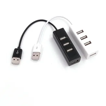 Нов Високоскоростен 4-портов USB хъб Mini USB 2.0, сплитер, адаптер-хъб за КОМПЮТРИ, компютри за преносими твърди дискове 5