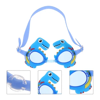 Плувни очила за деца с животни, водоустойчив фарове за очила, силикон обзавеждане за PC, детско