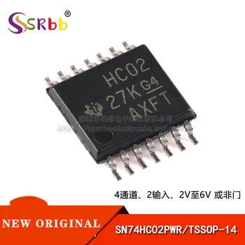 50 бр./партида, оригиналът на автентичната SN74HC02PWR TSSOP-14, четырехпозиционный чип с 2 входа, положителен и без яка