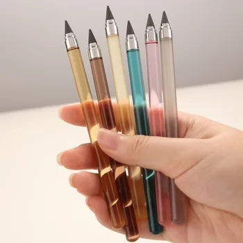1 БР. Здрава Акрилна Вечен молив за Еднократна употреба HB Everlasting Молив Творчески Моливи без мастило за училище