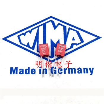 Безплатна Доставка 10шт/30шт WIMA Германия кондензатор MKS2 63V 0.68 icf 100V 63V 0.68 ICF 684 680nf P = 5 mm