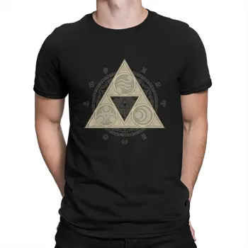 Тениски Balance Мъжки творчески тениски от чист памук, с кръгло деколте, риза Z-Zelda, дрехи с къс ръкав, оригинал