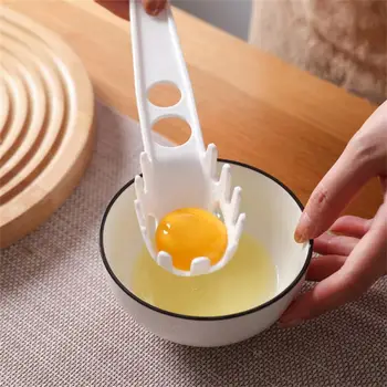 Egg Separation Лъжица Plastic Филтър Drain Tools Multifunctional Household Gadgets Kitchen Accessories За Кухни Полезни Неща