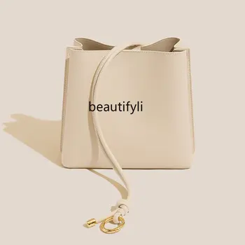 zq Bag-чанта от естествена кожа с Голям капацитет, Женствена чанта през рамо, чанта под мишниците, Голяма чанта-тоут за пътуване до работа