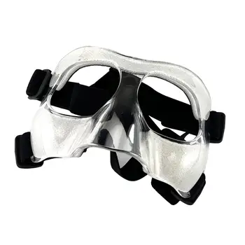 Здрава защита на лицето за носа с подплата за Защита на лицето за Счупен нос Еластична каишка Небьющаяся Баскетболно маска за защита на носа