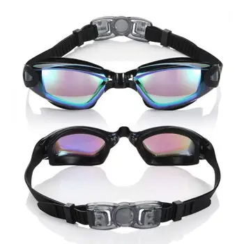 Очила за плуване водоустойчив очила с широки лещи, водоустойчива очила за плуване с защита от uv Дизайн на контролирани каишка за триатлон