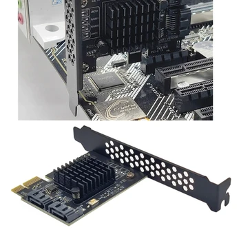 Такса адаптер, PCIE 1x до SATA3.0 2 порта 6 Gbit/с PCIExpress PCIE3.0 за настолен компютър