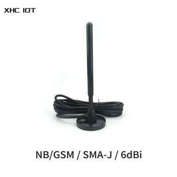 NB GSM Издънка Wi-Fi Антена с Висок Коефициент на усилване на 6dBi SMA-J XHCIOT TXGN-TB-300 Магнитен Основен Захранващото Външен кабел Ненасочена Антена