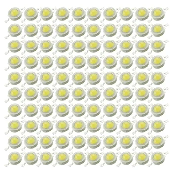 200 бр. led топки от Естествен бял led лампа 1 W Высокомощный Лампа с чип 4000 До Led чип