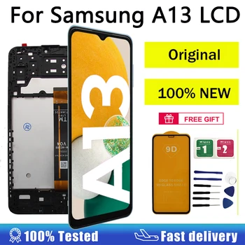 Оригинални LCD дисплей за Samsung Galaxy A13 Дисплей SM-A135 SM-A135F/DS Докосване екрана Дигитайзер За Samsung A137 A137F/DS LCD дисплей Сервизна част