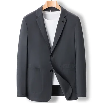 2023 Мъжки костюм Four Seasons, бизнес всекидневен костюм, мъжки свободен яке, Класически мъжки ежедневни яке с високо качество, яке