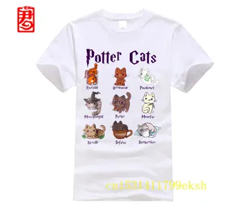 брандираната мъжка тениска Pawter с сладък коте и котки, тениска за жени