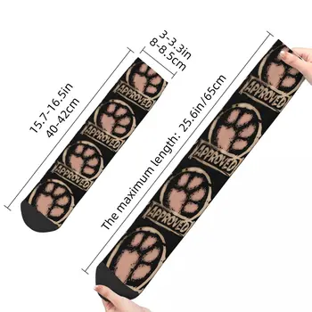 Лапите на животните Печат на одобрение от Лапите на Мъжки Дамски Чорапи Велосипедна Новост Пролет Лято Есен Зимни Чорапи Подарък