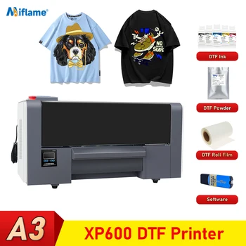 Принтер A3 + DTF За EPSON с две печатающими глави XP600 с Предварително отопление на Принтера Direct to Film За Печат Филм Direct to Transfer За тениски Pr