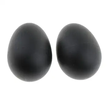 Опаковка/2 бр. черни Шейкъри за яйца, Малко перкуссионная играчки за предучилищна възраст