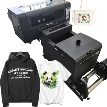 Продажба на едро на Печатащата глава на Всичко в едно Xp600 с шейкерной печка Dtf Принтер Плат за ризи Текстил 30 см DTF Pet-фолио Печатна машина
