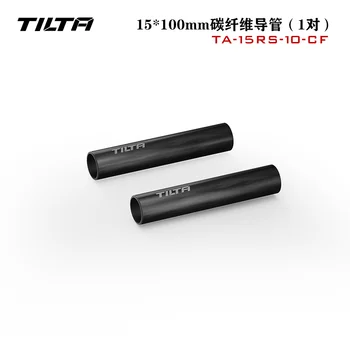 Комплект от пръчки, изработени от въглеродни влакна TILTA TA-15RS-10-CF 15 mm (10 см/15 см/20 см/30 см), 1 чифт за DSLR, матова кутия, плечевое планина за монитор с последващо фокусиране