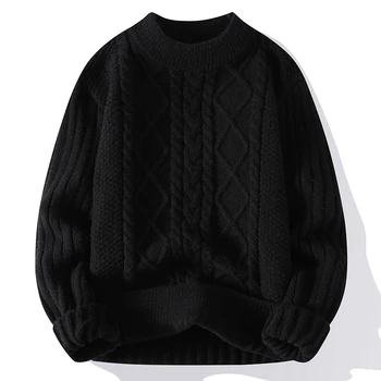 2023, Хит на продажбите, Меки пуловери за мъже, Пуловери, обикновен пуловер с дебели пуловери, мъжки модерен пуловер