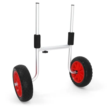 Сгъваема максимална товароносимост 50 кг/65 кг, подвижна количка за каяк, энергосберегающая двухколесная количка за превоз на каяк