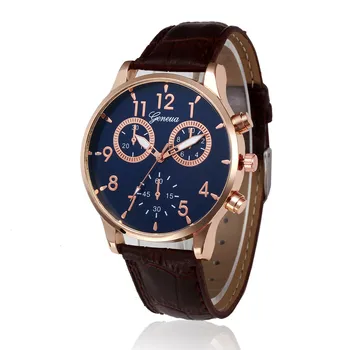Leather Band Аналогов Alloy Quartz Wrist Watch Ladies Watch Watch For Men Relogio Masculino часовници мъжки ръчен RelóGio Masculi