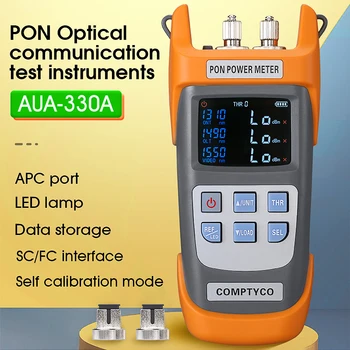 Ръчно оптичен електромера PON AUA-330A/U FTTX/ONT/OLT 1310/1490/1550 нм