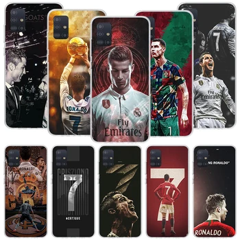 Калъф за телефон CR7 с футболната звезда на R-Роналдо За Samsung Galaxy A51 A71 A41 A31 A21S A01 A11 A70 A40 A50 A30S A20E A20S A10S A6 A7 A8