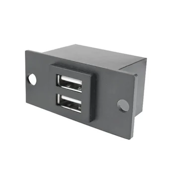 4.8 A 12 LED Гъвкави за АВТОБУСА Зарядно за Кола Водоустойчив Двойно USB Порт за Зарядно Устройство Конектор