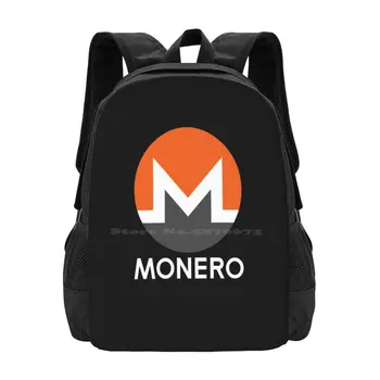 Криптовалюта Monero-Ученически чанти Monero Xmr, Раница за лаптоп, Криптовалюты, Лого Monero, Армейски Monero